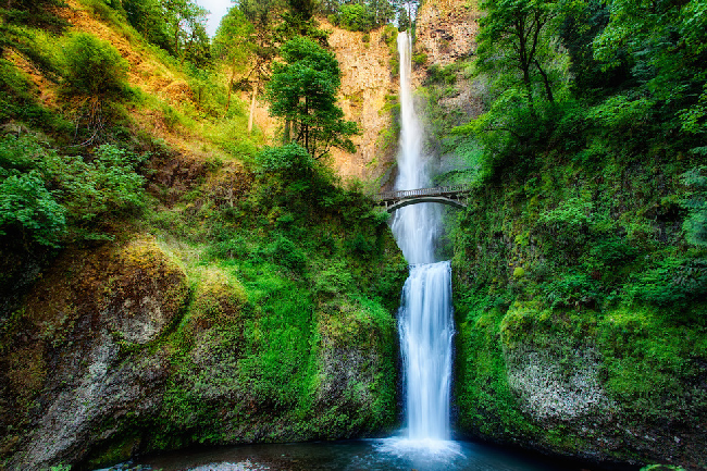 Водопад Multnomah, штат Орегон