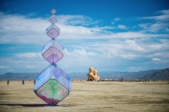 Скульптура Невидимый, Burning Man 2014.