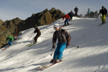 Горнолыжный сезон в Альпах наконец открылся. Без снега