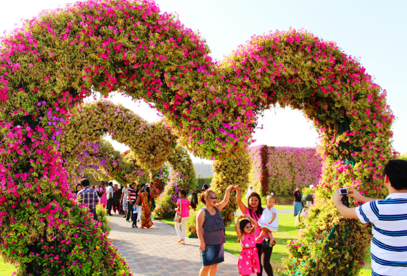 В Дубае вновь открылся "Чудесный сад"