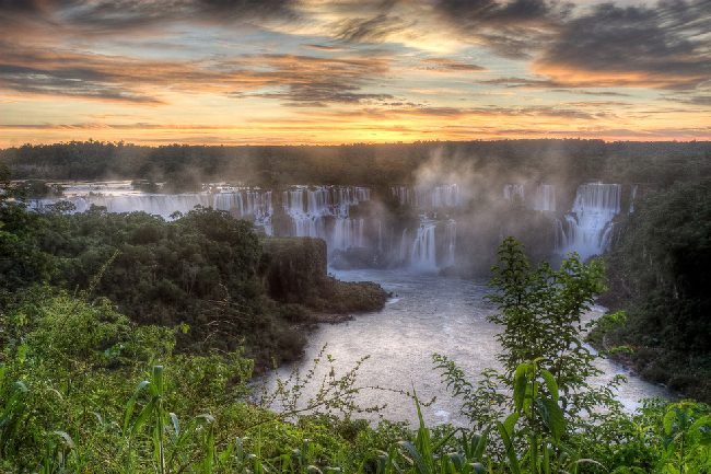 Водопад Iguazu, Аргентина и Бразилия