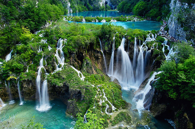 Водопад Plitvice Lakes, Хорватия