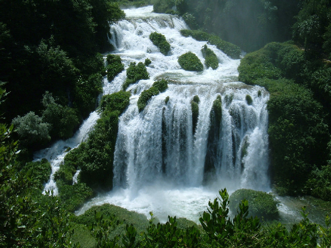 Водопад Cascata delle Marmore, Италия