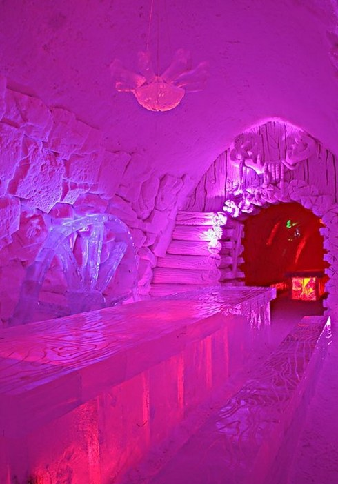 Снежный отель SnowVillage в Киттиля, Финляндия