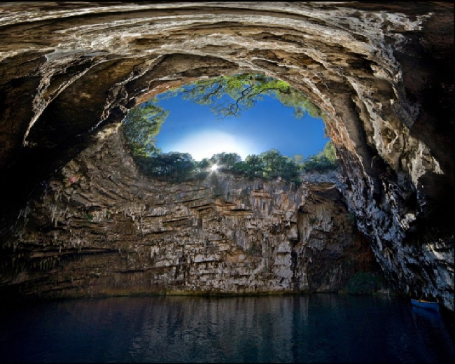  Пещера Мелиссани, Кефалония, Греция