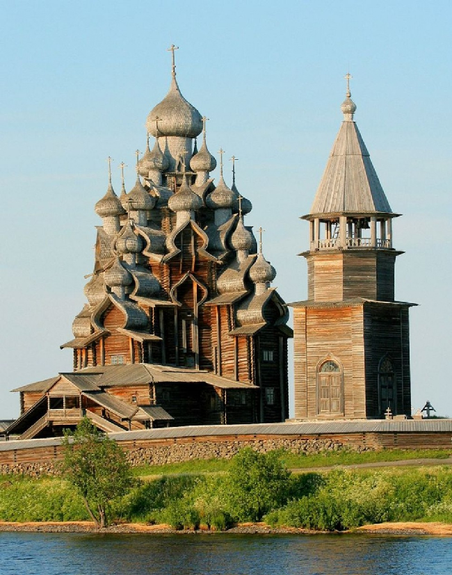  Церковь Преображения Господня, Кижи, Россия