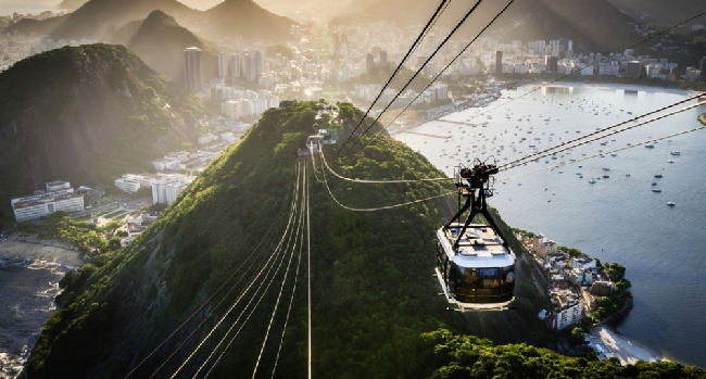  Канатная дорога в Рио де Жанейро
