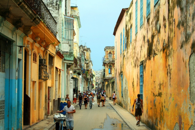 Яркие улочки старой Гаваны.