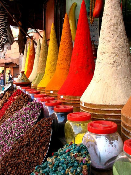 Рынок специй. Марракеш, Марокко  