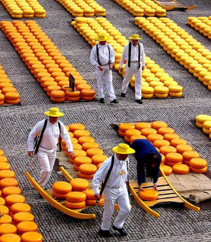 Сырный рынок. Алкмар, Нидерланды