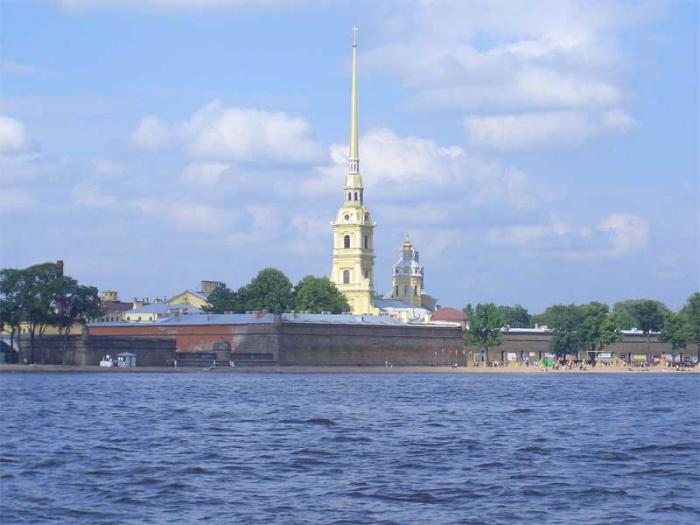 Петропавловская Крепость - вид с катера