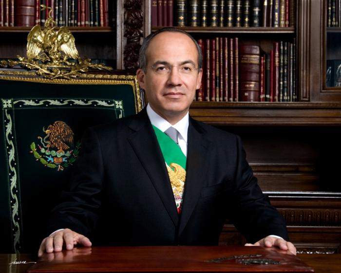 Президент Мексики Фелипе Калдерон