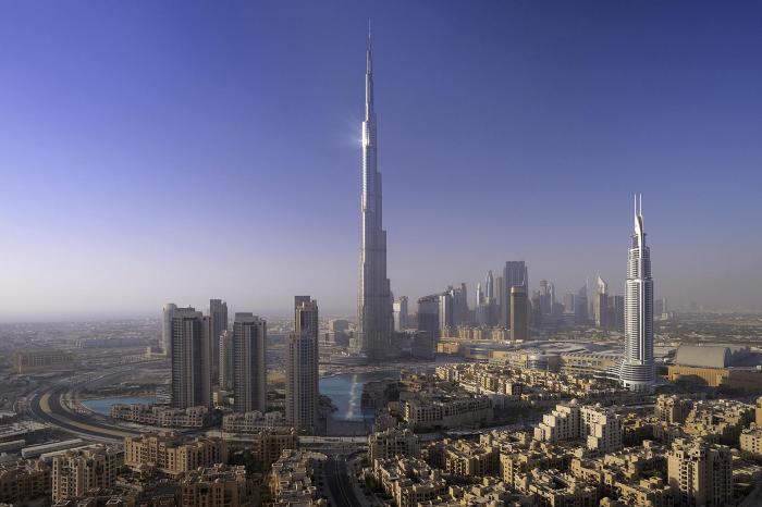 Самое высокое здание в ОАЭ - "Башня Халифа"