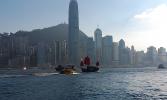 Гонконг. Гавань Виктория и небоскребы делового квартала