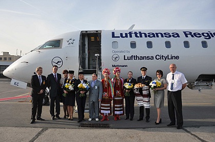 Lufthansa выполнила первый рейс Мюнхен-Одесса