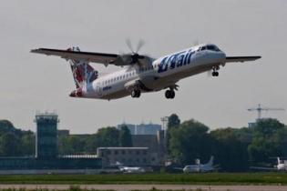 Новый АТР-72-500 авиакомпании "ЮТэйр Украина" совершил первый рейс
