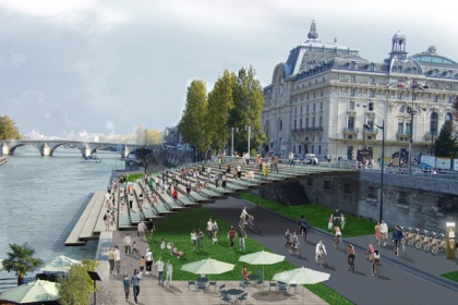 Центр Парижа отдают пешеходам