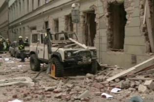В Праге произошел мощный взрыв, 55 человек ранены 