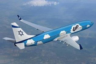 EL AL начала выполнять рейсы из Киева в Израиль под брендом UP